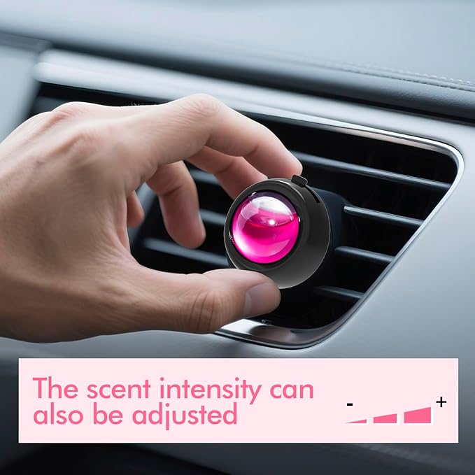 Car Air Freshener Vent Clips, Peach Scent, 6 Pack, Long Lasting Scent Up to 180 Days