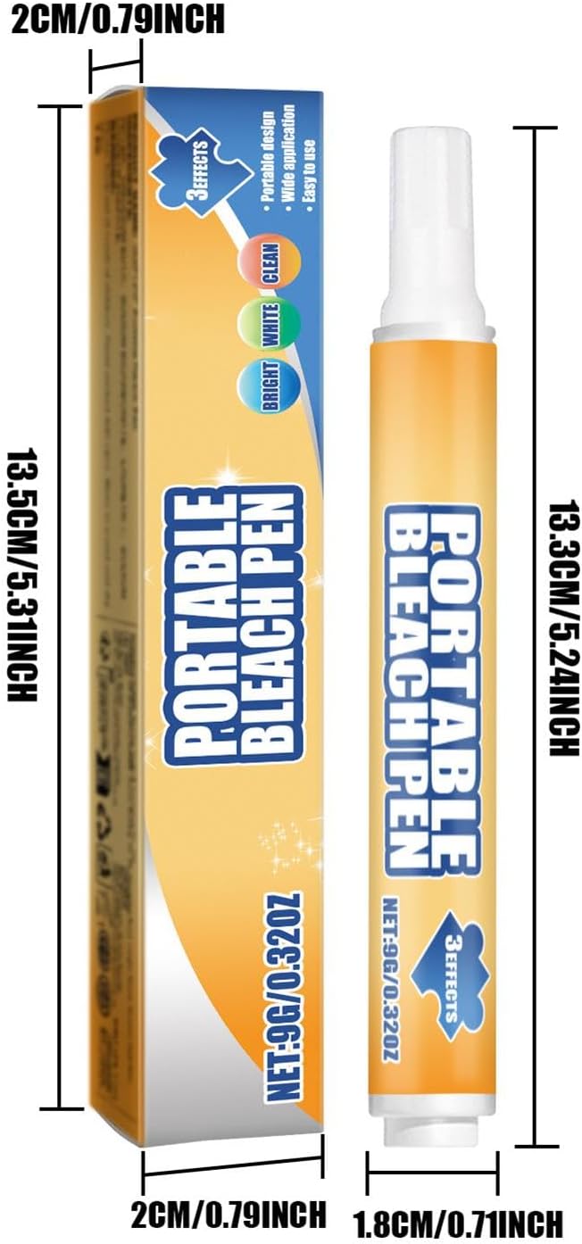 Generic Clothes Stain Remover - Bleach For Clothing | Stain Remover Liquid | Lightweight Travel Stain Remover Bleach | Multipurpose Spott Remover For Coffee Stains Oil Stain