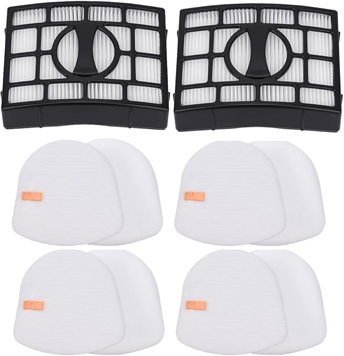 Vacuum Filters Replacement for Shark Navigator Lift-Away Vacuum ZU660 UV725 UV725 26 UV730 ZU561 ZU562 ZU572 ZU560C ZD201 UV650 CU530 ZD400 ZD402 vacuum - 2 HEPA Filter, 4 Foam & 4 Faux Felt Filters