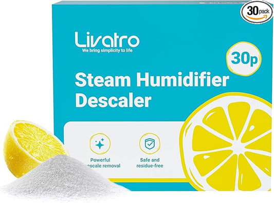 Citric Acid Cleaning – 30 Individually Wrapped Descalers for Humidifiers, Kettles & Distillers | Powerful Anti‑Limescale, Moisture‑Resistant & Eco‑Friendly
