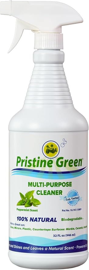 100% Natural All Purpose Cleaner | Plant based | Biodegradeable | Lab Tested | Patented Formula (Peppermint)