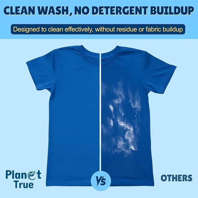 Eco-Friendly Laundry Detergent Sheets – 60 Loads (30 Sheets) Fresh Scent – Concentrated, Quick-Dissolve, Travel-Friendly & Hypoallergenic – No Phosphate, Bleach or Dyes