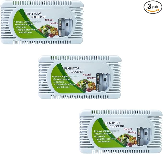 3 Box Refrigerator Air Purifier Bamboo Charcoal Activated Carbon Box Odour Absorber Closet Deodorant Freezer Deodorizer Smell Charcoal Air Purifiers