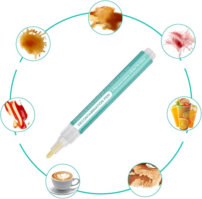 Portable Clothes Stain Removal Pen Stick Grease Stain Erase Scouring Textiles Decontamination Cleaner