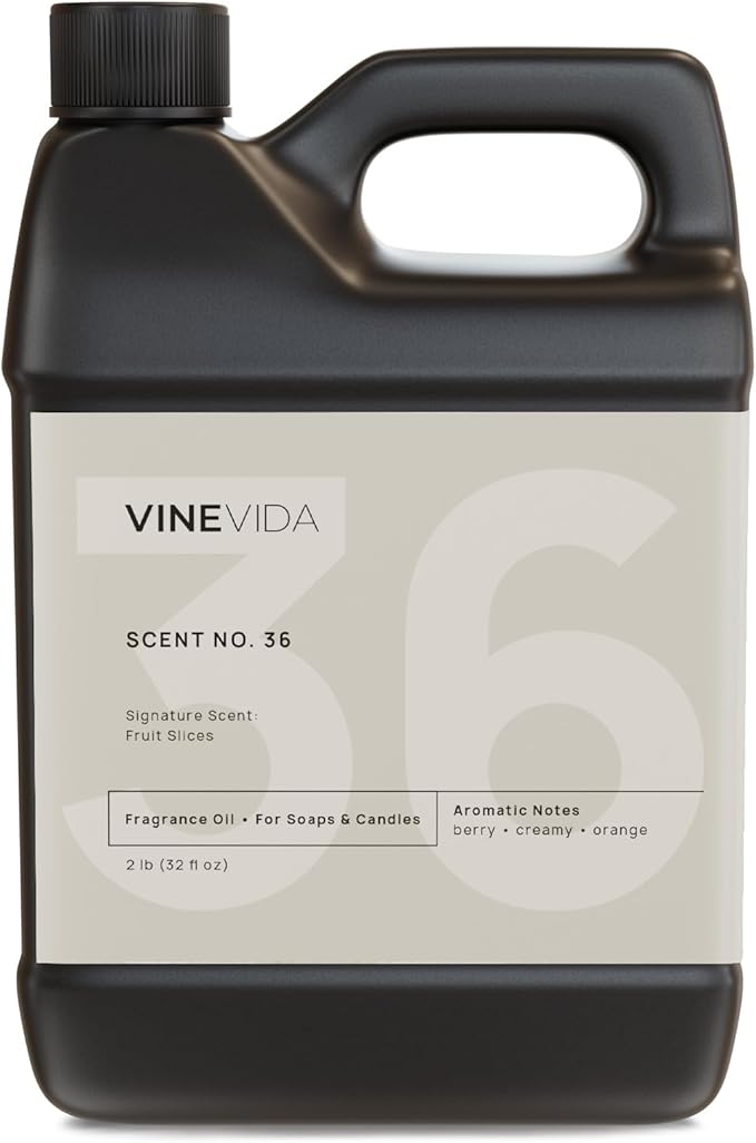 VINEVIDA [32oz] Fruit Slices Fragrance Oil for Candle & Soap Making - Made in USA Natural Candle Scents