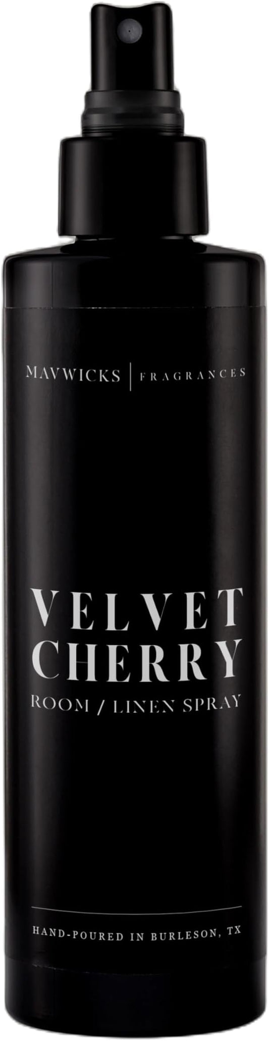 Fragrances - (Velvet Cherry) Linen & Room Spray (8oz) – Bedroom & Home Fragrance Mist, Long-Lasting Freshness To Brighten Up Your Space, Fabric & Air Freshener, Aromatherapy Scent Spray