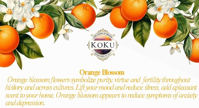 Orange Blossom Air Freshener - Room Spray - Odor Eliminator - Deodorizer - Car Air Freshener - Home Spray - Linen Spray - Fabric Refresher - Non-Toxic - Alcohol Free – 4 Oz