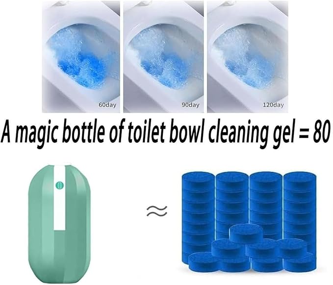 Toilet Cleaner,Automatic Toilet Bowl Cleaner, Toilet Cleaner 10 Years,Crazy Clean Toilet Bowl Cleaner,Fresh Scent (3)
