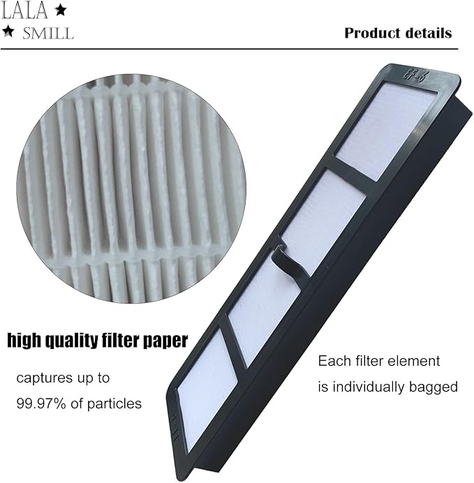Replacement Upright Vacuum HEPA Filter EF-6 and DCF-21 EF91B Dust Cup Filter for Eureka Airspeed AS1000, AS1001, AS1004A, AS1002A, AS1050, AS1101A,AS1061A Series