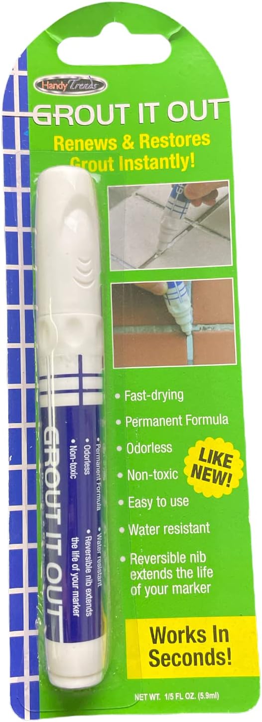 Grout It Out - Renew Restore Tile Repair Pen