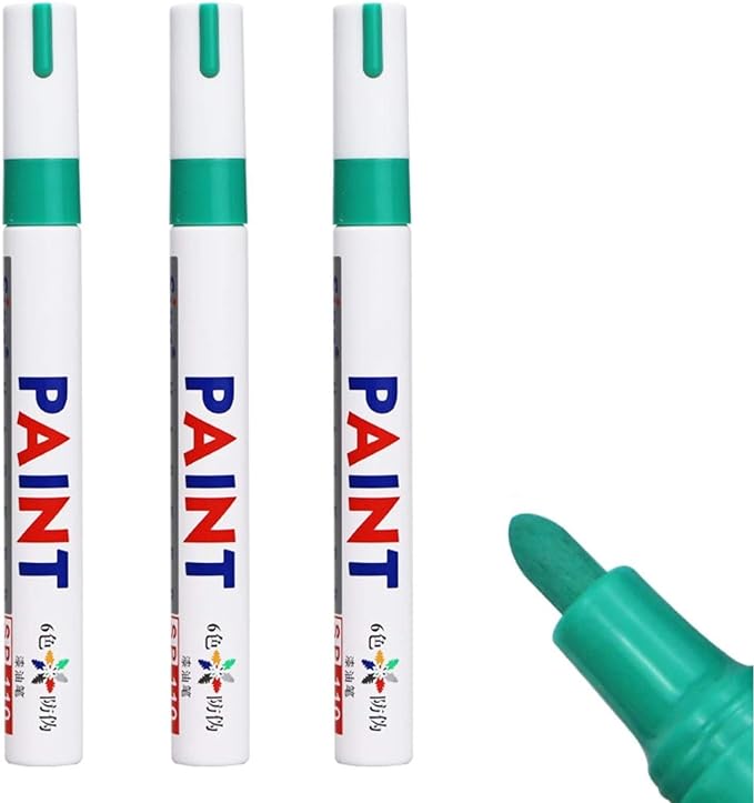 3Pcs Tile Marker Repair Wall Pen White Grout Marker Odorless Non Toxic for Tiles Floor and Tyre Suitable Car Painting Mark Pen
