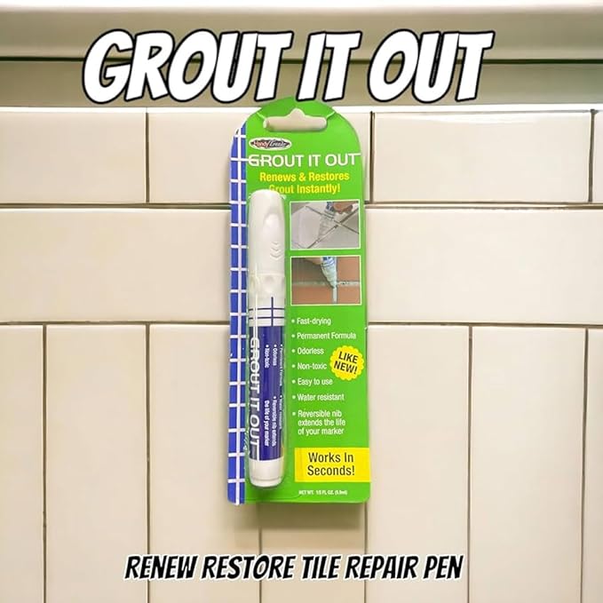 Grout It Out - Renew Restore Tile Repair Pen