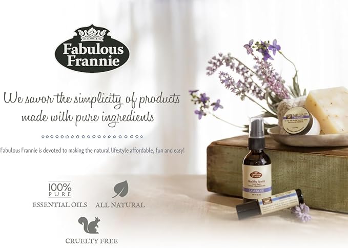 Fabulous Frannie All Natural Ingredients No Synthetics Lemon - Lavender Scent Carpet Refresher made with Pure Essential Oils 13 Ounce (Pack of 1)