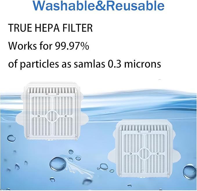 Brush Rollers and Filters Replacement Accessories Kit for Roborock F25 / F25 GT / F25 RT / F25 LT / F25 Ace / F25 Alt Wet Dry Vacuum Cleaner, Includes Roller Brush Filter Spare Parts Attachments