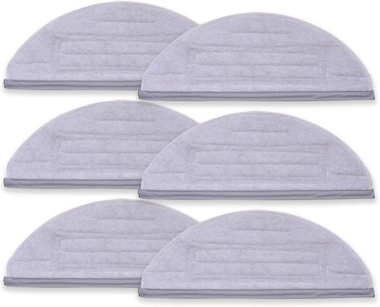 neutop Mop Cloths Pads, Compatible with Roborock S8, S8+, S7, S7+, S7 MaxV Plus/MaxV Ultra/Pro Ultra, Robot Vacuum Cleaners, Washable Spare Parts Accessories, 6-Pack.