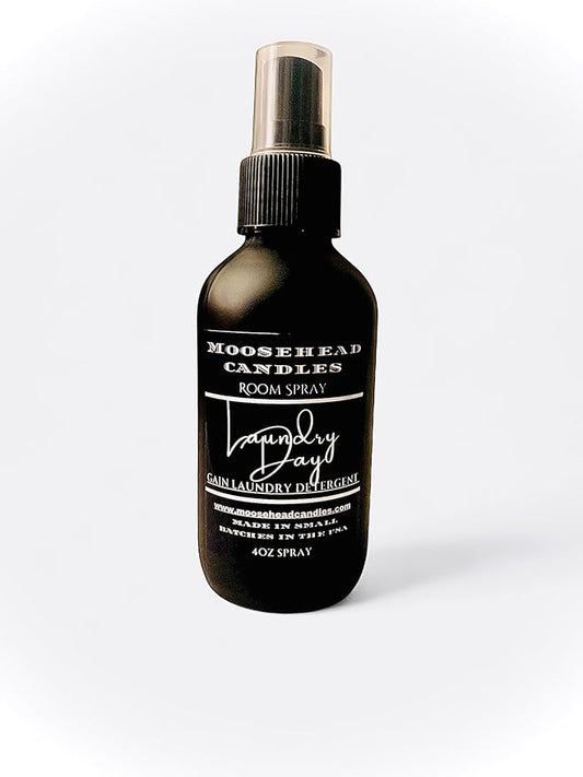 **Cotton and Clean Laundry Scented Room and Linen Spray - All Natural Ingredients - Skin Safe - 4oz Premium Amber Bottle - Over 600 Sprays - Fresh and Long-Lasting Fragrance**