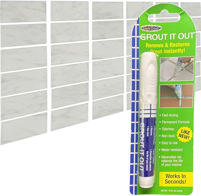 Grout It Out - Renew Restore Tile Repair Pen