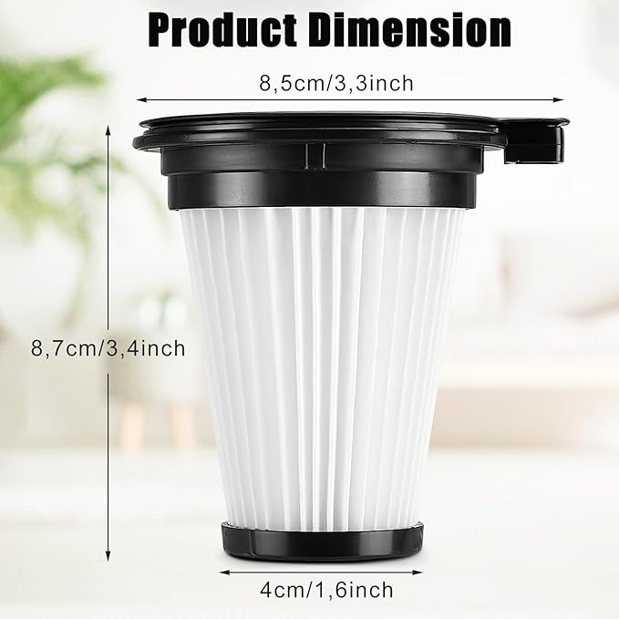 2Pcs HEPA Filters Replacement for Wyze Handheld Cordless Vacuum Cleaner Accessories Parts, with Cleaning Brush
