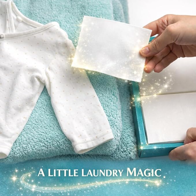 Rella Magical Laundry Detergent Sheets, 120 Loads | Dissolves Fast, Lifts Stains, Gentle on Skin | Heavy Jug Free, Plastic Free, Forever Chemical Free | Family Owned & Operated | Fresh Scent, 60 Count