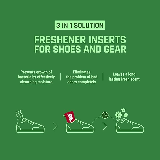 SmellWell - Scented Shoe Deodorizer Inserts - Odor Eliminators - Activated Bamboo Charcoal + Minerals - Natural Fresheners for shoes, bags, gloves - 2 x 1.8oz Original Size Pink Zebra