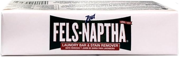 Purex Fels-Naptha Laundry Bar & Stain Remover, 5.0 OZ (Pack of 24)