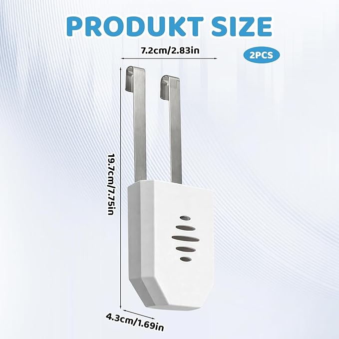 Toilet Bowl Tablet Holder, 2 Pcs Preventing Dissolved Residue From Polluting Water Tank, Easy Installation Without Tools, Long-Term Bathroom Maintenance Solution