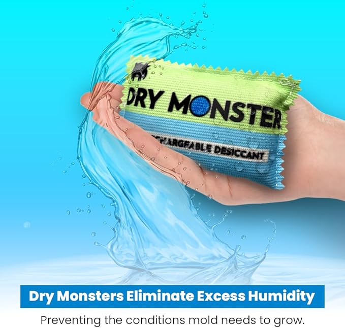 100g Rechargeable Desiccant - 1 bag | Ultimate Moisture Absorbing Bags | Rechargeable Silica | Protects Valuables from Rust, Corrosion & Humidity | Easy to Use & Rechargeable