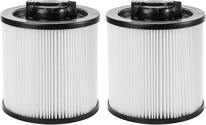 DXVC6910 Replacement Filter for DEWALT 6-16 Gallon DXV06P DXV09P DXV10P DXV10PL DXV10SA DXV12P DXV14P DXV16P Wet/Dry Vacuum Cleaners 2 Pack