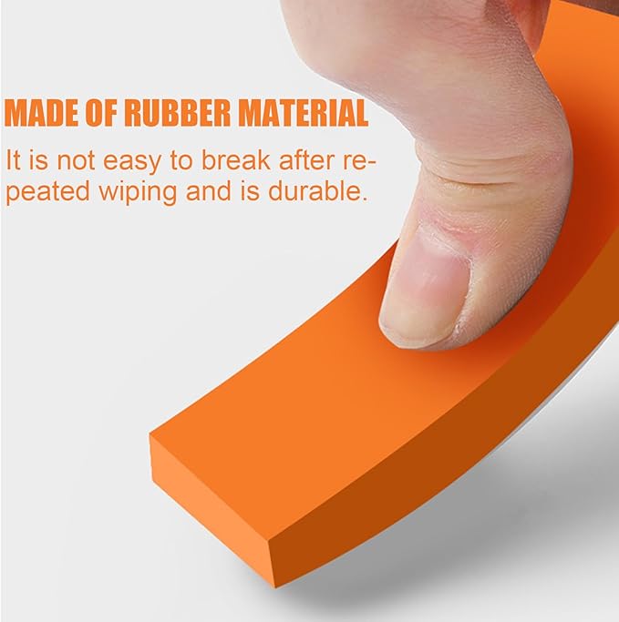 Rust Remover Metal – Stainless Steel Rubber Scratch Eraser, Orange Decontamination Artifact Tool | Shower Head Tableware Sink Cookware Kettle Accessories Cleaning Gear for Travel Home Kitchen