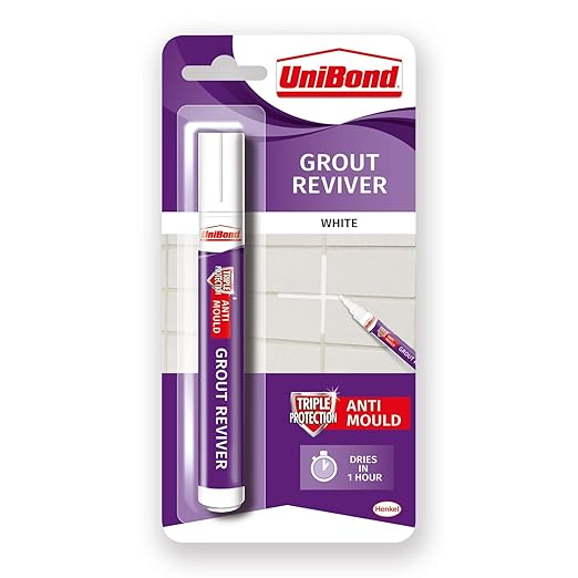 Unibond Grout Reviver For Walls (pen), 7ml Ice White (1878160)