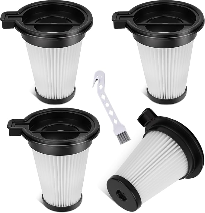 4 Pack Replacement HEPA Filters Compatiable with Wyze Cordless Vacuum Cleaner, Washable and Removable Filter Accessories Set for Wyze Handheld Cordless Vacuum Cleaner
