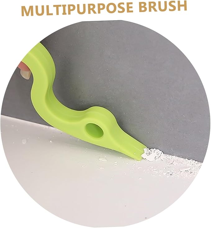 LIFKOME Nylon Bristles Cleaning Brush Grout Cleaner for Bathroom Kitchen Shower Window Handheld Groove Brush