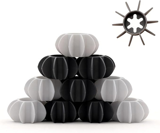 10 Pack Reusable Laundry Balls for Washing Machine, Small Dryer Balls to Prevent Clothing Entanglement & Adhesion, Anti-Static Fabric Softener, Reduces Wrinkles, Protects Clothes(1.6x1.6x0.8 in)