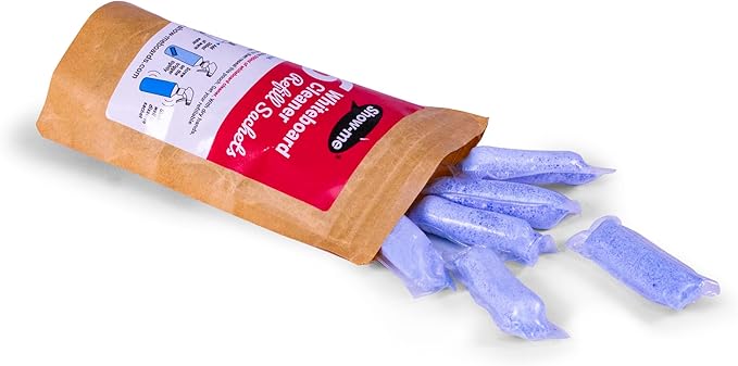 SHOW-ME Pack of 6 Whiteboard Cleaner Sachets makes 500ml per sachet