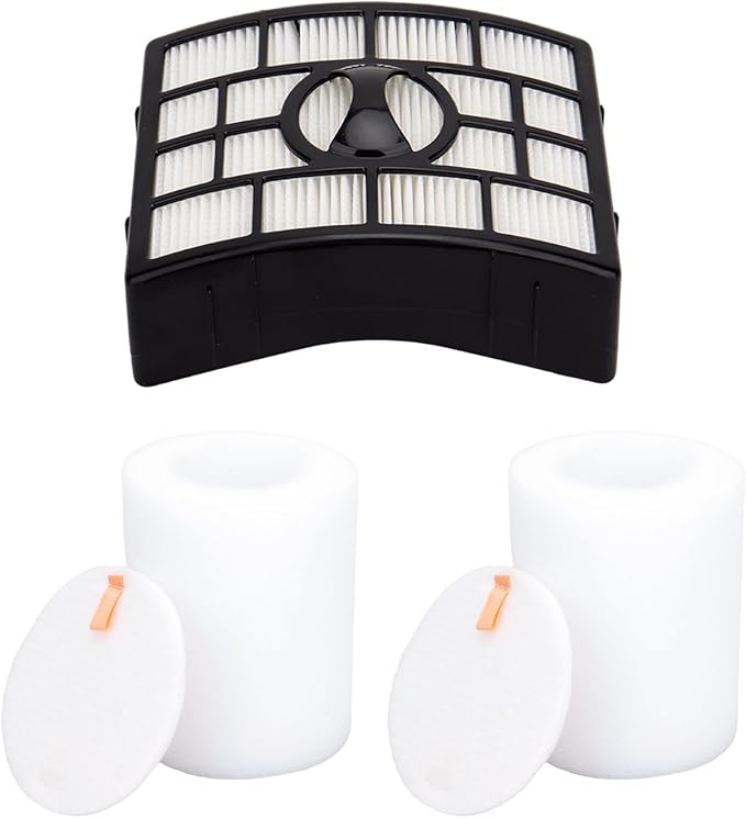 Vacuum Filters Replacement for Shark Rotator Powered Lift-Away XL Capacity NV755 UV795, 1 HEPA Filter, 2 Foam & 2 Faux Felt Filter - Compare to Part # XFF750 & XHF750