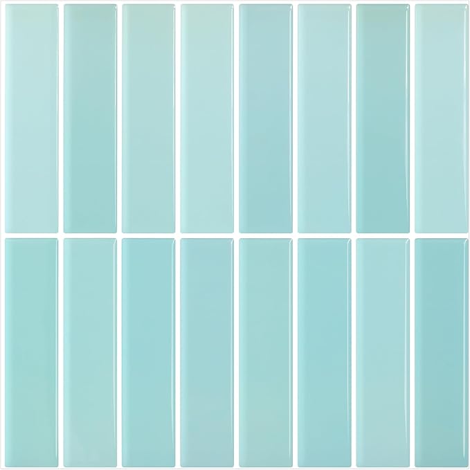 Peel and Stick Tile，New Upgrade Thicker Design Self Adhesive 12" x 12" Large Premium Peel and Stick Backsplash for Kitchen,Bathroom, Living Room, RV Etc（10-Sheet）.