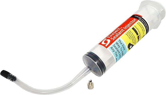 TireJect Off-Road 5-in-1 Flat Tire Protection Kit with Sealant Injector (30oz Golf Cart Kit)