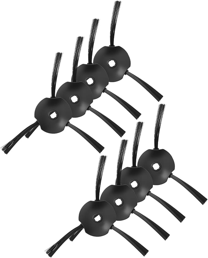 KEEPOW Side Brush for Shark AI AV2501S, AV2501AE, RV2502AE, RV2520AOUS, AV2510AOUS, RV2310, RV2310AE, AV2310, AV2310AE, RV2300, RV2300S, RV2320S Robot Vacuum Cleaner Replacement Parts, 8 Pack