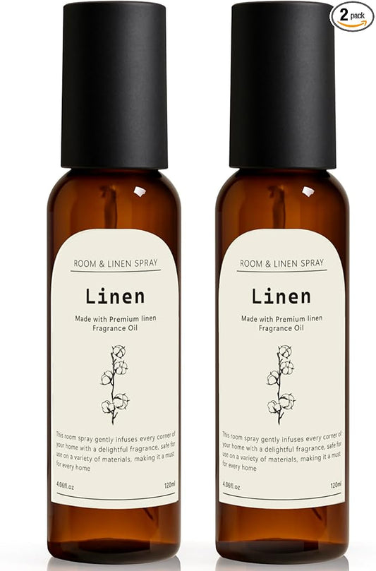 Linen Room Spray, Home Fragrance Concentrated Room Spray, Long Lasting Air Fresheners for Home, Room Air Freshener Spray, Odor Eliminator, 8.12 fl oz