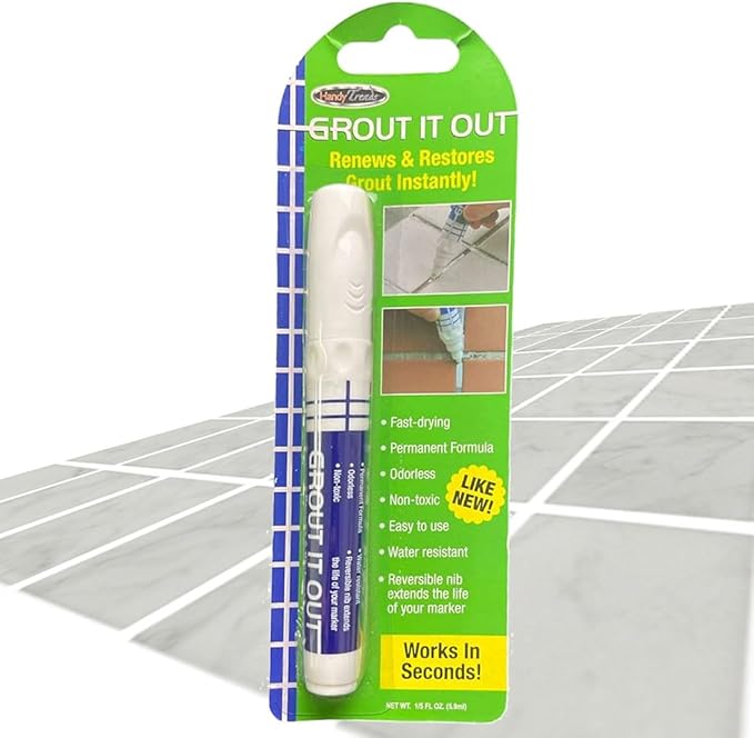 Grout It Out - Renew Restore Tile Repair Pen
