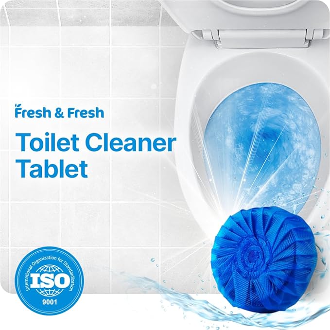 Disposable Toilet Bowl Cleaners(300 Tablets) Odor Eliminator, Fresh Scent, Multipurpose Residential and commercial Toilet Cleaners 2-3 week Lasting Toilet Bowl Cleaner