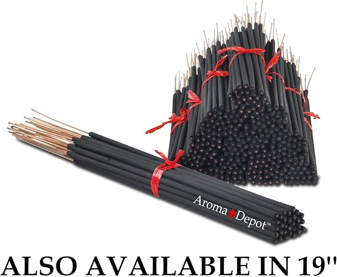Citronella Most Exotic Charcoal 7'' Incense Sticks. Approx. 85 to 100 Sticks Per Bundle, Length - 7 Inches, Each Natural Stick Burns for 35 to 45 mins Each. Long Lasting. Guarantee 100% Pure