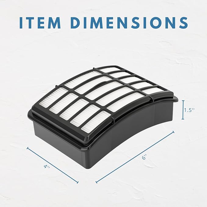 Nispira XHF350 HEPA Post Filter Replacement for Shark Navigator Lift-Away Vaccum NV350, NV351, NV352, NV355, NV356, NV357, NV360, NV370, NV391, UV440, UV490, UV540, UV500, UV541, UV550, 3 Packs