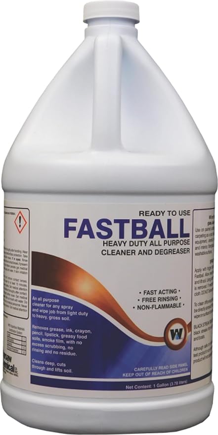 DENCO DISTRIBUTING, INC. Warsaw Fastball Heavy Duty All Purpose Cleaner and Degreaser - Industrial Cleaning Agent