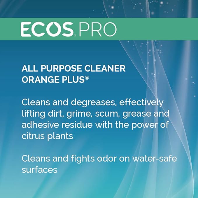 Earth Friendly Products Proline PL9706/04 Orange Plus RTU All-Purpose Cleaner-Degreaser, 1 gallon Bottles (Case of 4)