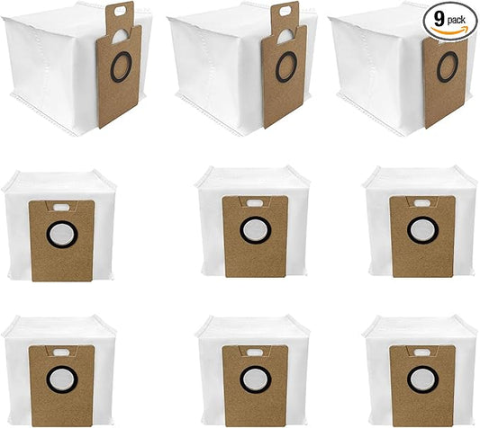 Replacement Tapo Accessory-9 Vacuum Dust Bags, Compatible RV30 Max Plus / RV20 Max Plus, Vacuum Dust Bag, Parts, Accessories