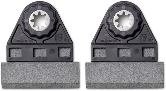Fein Starlock Plus Tile Grout Cleaner for MultiMaster Tools - Heavy-Duty Cleaning for Heavily Soiled Grouts, Suitable for All Joint Widths, 2-Pack - 63719011220
