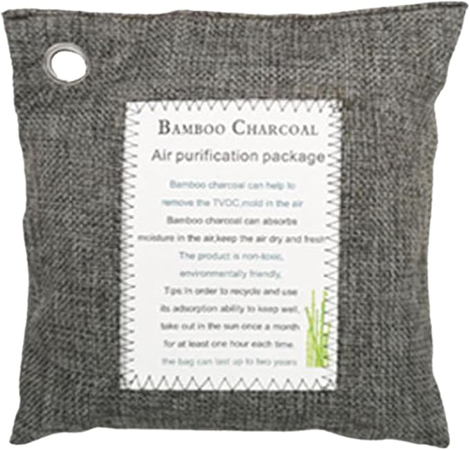 Boxing Gloves Bag Charcoal Air -air Cleaning Smell Absorber for Office, 500g Gray