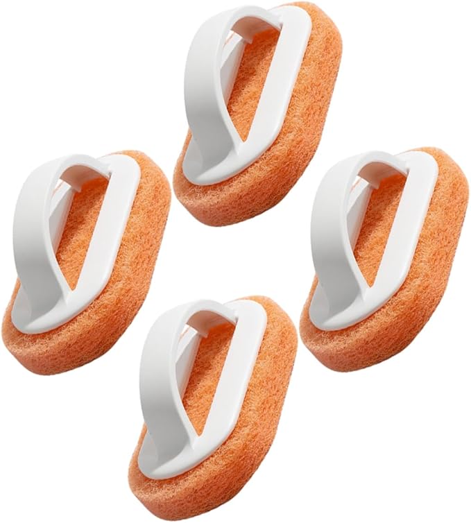 8pcs Bathtub Cleaner Brush Kitchen Accessory Soft Cleaning Pads Tile and Grout Cleaner Multi-Purpose Scrub Brush
