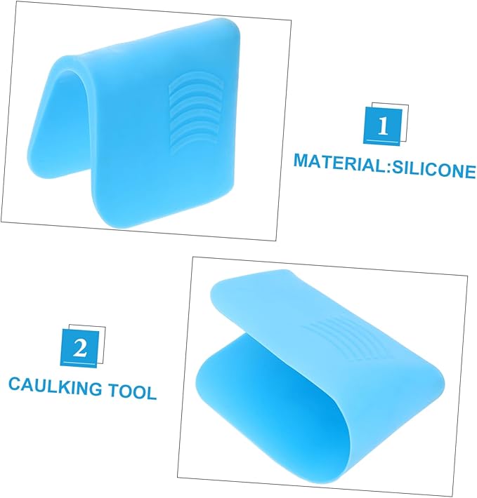 DOITOOL 4pcs Portable Caulking Tool Tile Grout Applicator for Precision Filling Tight Spaces and Easy Use Caulk Smoothing Tool for Projects